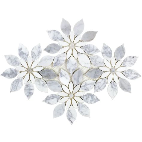 Ivy Hill Tile 3" x 5" Marble Random Mosaic Wall Tile & Reviews | Perigold Waterjet Mosaic Tile, Affordable Tile, Marble Polishing, Stone Mosaic Tile, Ivy Hill Tile, No Rain No Flowers, Mosaic Wall Tiles, Marble Mosaic Tiles, Marble Tile