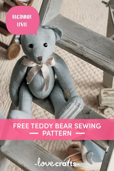 Teddy Bear Out Of Shirt, Sew A Teddy Bear Free Pattern, Hand Sew Teddy Bear, Making Teddy Bears Out Of Shirts, Material Teddy Bear Pattern, Diy Bear Pattern, How Joyful Bear Pattern, Memory Teddy Bear Sewing Pattern Free Printable, Free Teddy Bear Pattern Sewing Diy