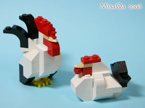 yea boy...lego chickens roosters! Lego Chicken, Lego Creatures, Lego Easter, Lego Microscale, Game Crafts, Lego Advent, Brave Writer, Lego Challenge, Lego Club