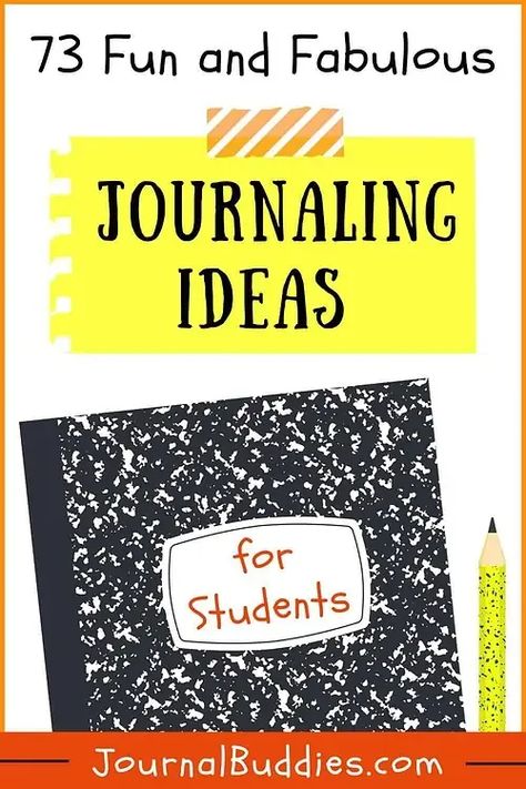 These fun journaling ideas for students can be modified and customized to meet the unique needs of your classroom. Take a look and try them today! #JournalingIdeasForStudents #JournalWritingIdeas #JournalBuddies Journal Club Ideas, Journal Prompts For Middle Schoolers, Journal Prompts For Elementary Students, Class Journals Ideas, Journal Prompts For Students, Student Journal Ideas, School Journal Ideas Student, Journal Ideas For Students, Funny Writing Prompts