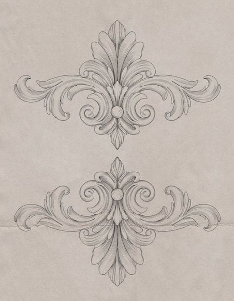 Baroque Tattoo, Abstract Tattoo Ideas, Filigree Tattoo, Bauch Tattoos, Ornament Drawing, Muster Tattoos, Tooling Patterns, Design Desk, Ornamental Tattoo