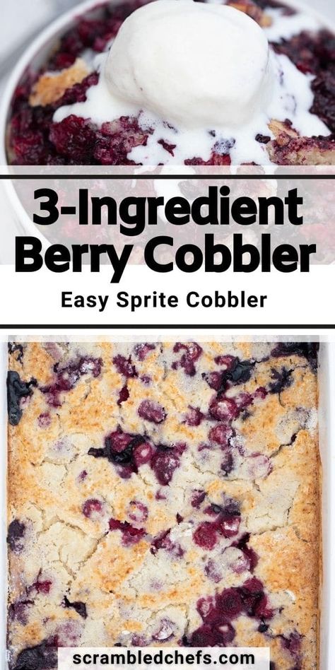 Easy Berry Cobbler, Oats Cake, Homemade Crisps, Lazy Recipes, Lazy Dish, Kids Desserts, Mixed Berry Cobbler, Dimitras Dishes, Creative Dishes