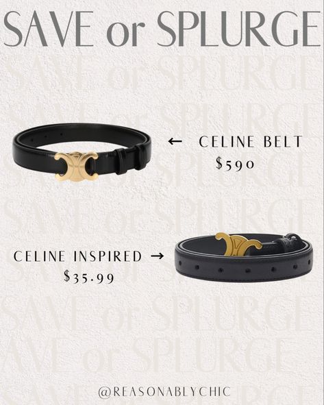 Black Celine Belt Outfit, Celine Belt Outfit Women, Celine Belt Outfit, Celine Triomphe Belt, Celine Aesthetic, Nameplate Ring, Modest Spring Outfits, Look Expensive On A Budget, Celine Belt