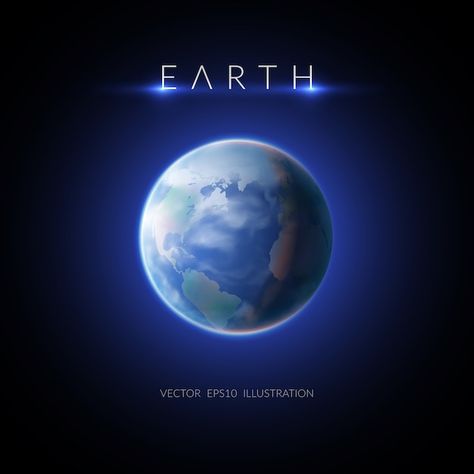 Earth image with description on dark fla... | Free Vector #Freepik #freevector #earth #earth-globe #globe #astronomy Flat Planet, Earth Icon, Planet Vector, About Earth, Globe Icon, World Icon, Earth Images, Sun And Earth, Earth Atmosphere