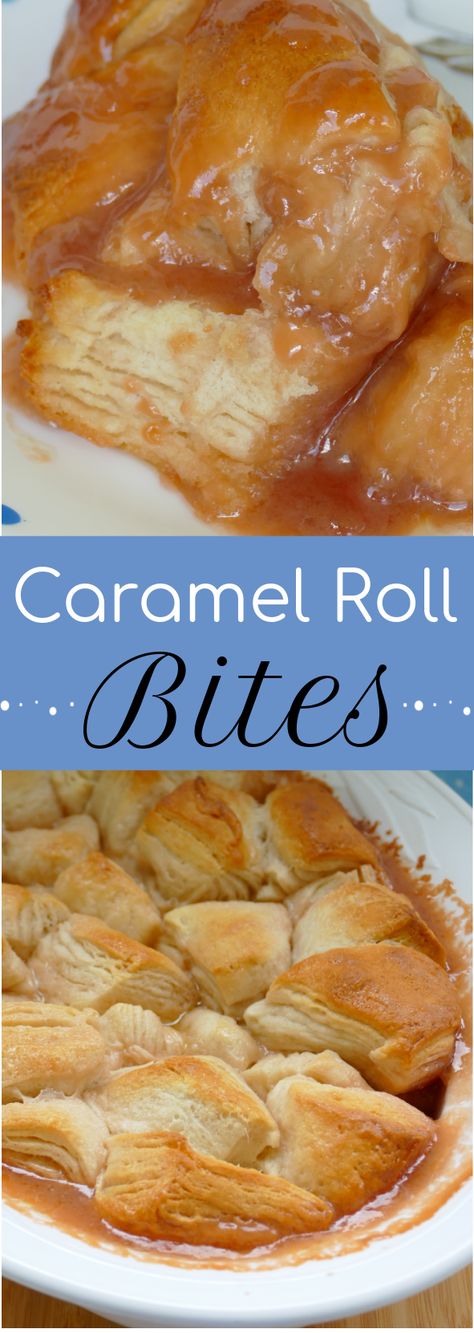 Biscuit Caramel Rolls, Biscuit Hacks, Grand Biscuit Recipes, Biscuit Bites, Baking Mix Recipes, Caramel Biscuits, Caramel Rolls, Cinnamon Roll Recipe Homemade, Easy Caramel