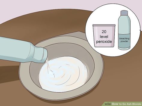 How to Go Ash Blonde (with Pictures) - wikiHow Ash Blonde Color, Blonde Hair At Home, Light Ash Blonde Hair, Ashy Blonde Hair, Black To Blonde Hair, Cool Ash Blonde, Ash Brown Hair Color, Dark Ash Blonde, Ash Blonde Hair Colour