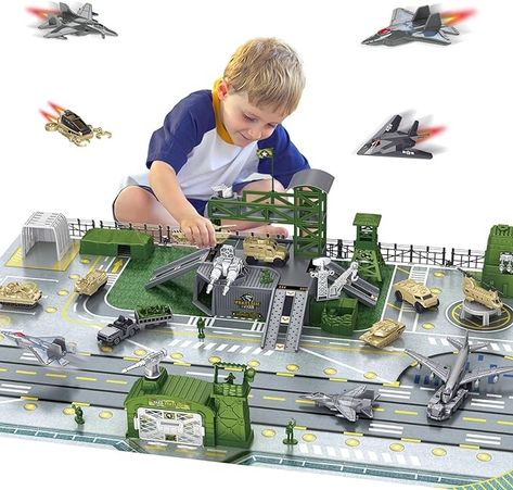 Amazon.com: WASAiKA Military Base Toy Sets, Army Men Action Figures, Airplane Toy, Tank, Helicopter, Vehicles Accessories and Base Play Map, Birthday Gift Toys for Boys : Toys & Games Army Toys, Animal Figurine Toys, Army Men Toys, Toy Tanks, Plastic Army Men, Military Accessories, Glamping Resorts, Indus Valley, Combat Armor