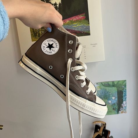 Desert Cargo Brown Converse High Tops, Purchased From Stock X, Tag Still Attached & Brand New!! These Are Sick Just Didn’t Fit Me Correctly! Dark Brown Converse, Brown Converse High Tops, Hightop Platform Converse, Converse All Star Move, Converse Lugged, Red High Top Converse, Navy Converse, Converse All Star High, Brown Converse