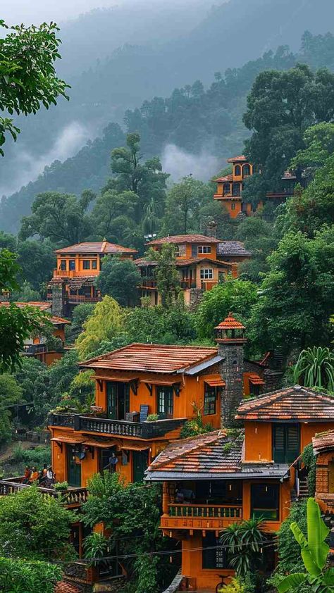 8 Secret Towns In Mussoorie Unknown To Tourists Landour Mussoorie, Beautiful Places In India, Apple Orchards, Mussoorie, Traditional Houses, Colonial Architecture, Most Beautiful Cities, Beautiful Waterfalls, Beautiful Places To Travel