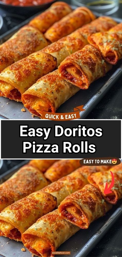 These Doritos Pizza Rolls have all the flavors of your favorite taco pizza, rolled up into a fun pizza roll! This is a fun variation to homemade pizza recipes that are great for entertaining or a weeknight dinner at home. Pizza Dough Rolls Recipe, Mexican Doritos Pizza, Dorito Pizza Rolls, Doritos Pizza Rolls, Homemade Pizza Rolls Recipe, Different Ways To Make Pizza, Pizza Roll Dough Recipe, Dorito Recipes Ideas, Dorito Recipes