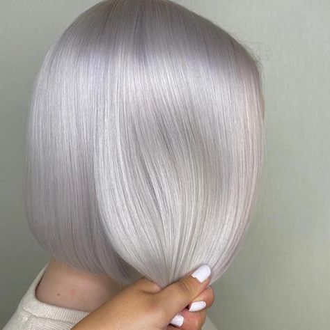 Blond Ash Hair Grey, Ion Snow Cap Toner Before And After, Pearl Platinum Blonde Hair, Platinum White Hair Silver Icy Blonde, Hair Colors For Graying Hair, Ice Grey Hair, Silver Hair Dye Ideas, Cool Platinum Blonde Hair, Grey Hair Toner