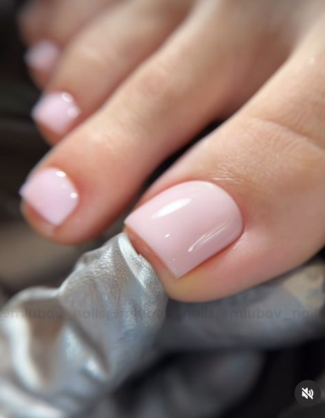 Neutral Gel Pedicure, Pastel Toes Nails, Pedicure For Hawaii Vacation, Pastel Pink Toe Nails, Nails Feet Design Pedicures, Pedicure Ideas Light Pink, Blush Pink Pedicure, Natural Pink Pedicure, Neutral Pink Pedicure