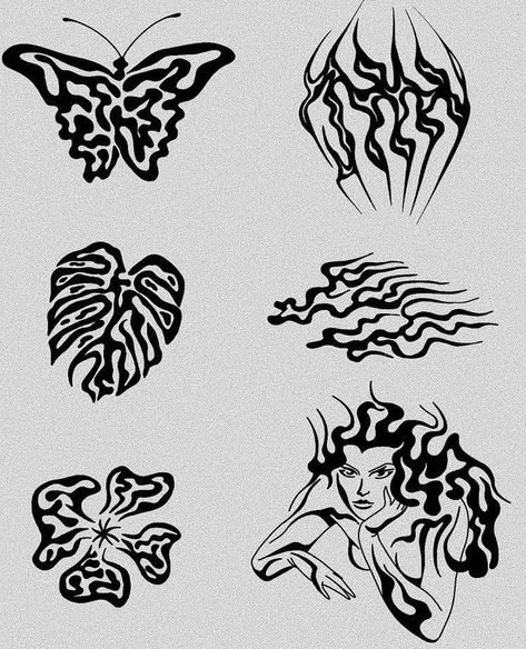 4 X 4 Tattoo Ideas, $100 Tattoos, It Gets Better Tattoo, Squiggle Drawing, Blatt Tattoos, Tattoo Plant, La Tattoo, Tattoo Portfolio, Tattoo Art Drawings