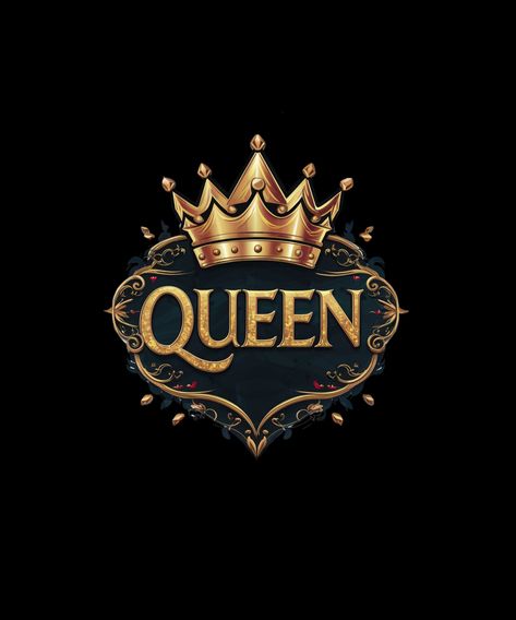 Queen With Crown, Queen Logo, Vip Logo, Queen Wallpaper, Forever Love Quotes, Crown Png, Queen Png, Crown Queen, Graphic Png