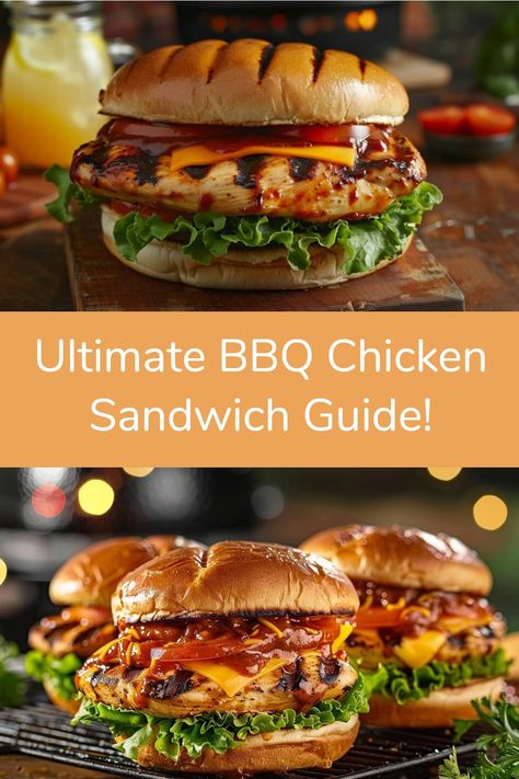 Discover the Secret to Quick BBQ Chicken Sandwiches for Busy Nights! Grilled Bbq Chicken Sandwich, Quick Bbq Chicken, Chicken Breast Sandwich Recipes, Barbecue Chicken Sandwiches, Bbq Chicken Sandwich Recipes, Bbq Chicken Sandwiches, Chicken Breast Sandwich, Grilled Chicken Sandwich, Bbq Chicken Breast