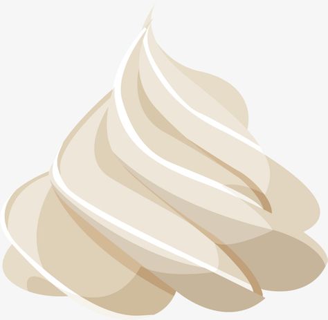 How To Draw Whipped Cream, Frosting Drawing, Whipped Cream Drawing, Whipped Cream Illustration, Coffee Shop Logo Ideas, Shop Logo Ideas, Wipped Cream, Cream Drawing, Cream Png