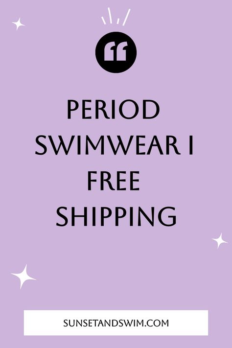 Award Winning Period Swimwear by Sunset and Swim. Stay comfortable and secure in the water. Free Shipping! Period Swimwear, Award Winning, Period, Swimming, Outfit Inspo, Water, Free Shipping