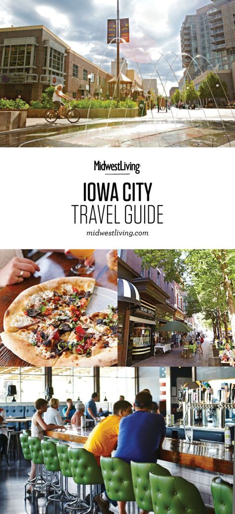 Iowa Road Trip, Iowa Travel, Eclectic Dining, University Of Iowa, Midwest Travel, Iowa City, Going Places, City Trip, Vacation Places