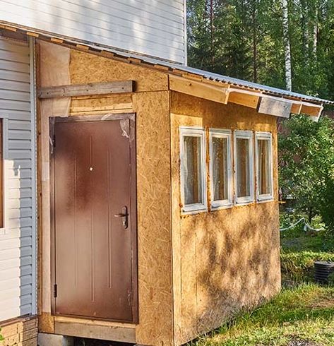 How to Build a Garage Bump-Out in 7 Steps | Budget Dumpster Garage Bump Out Addition, Garage Addition Ideas, Bump Out Addition, Build A Garage, Garage Extension, White Siding, Bump Out, Garage Addition, Building A Garage