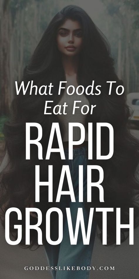 Learn about the best foods to eat for rapid hair growth. Discover how incorporating specific nutrients into your diet can help promote healthy hair growth and improve the condition of your hair. Eating For Hair Growth, What Foods Are Good For Hair Growth, Healthy Diet For Hair Growth, Foods To Help Hair Grow, What Can I Do To Help My Hair Grow, Foods That Help Hair Grow Faster, Foods Good For Hair Growth, Foods To Eat For Hair Growth, Foods To Grow Hair