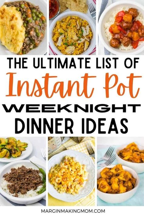 Everyone needs a go-to list of easy, healthy, and inexpensive meals they can make on a busy day! These Instant Pot weeknight dinner ideas have you covered, from chicken to beef, pasta to rice, healthy to indulgent. There's something for everyone! Filter Recipes, Instant Pot Dinners, Dump Dinners, Pot Dinners, One Pot Dinners, Dump Meals, Healthy Instant Pot Recipes, Keto Paleo, Easy Instant Pot Recipes