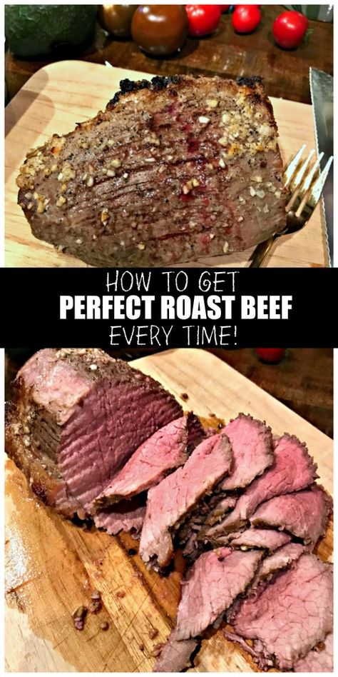 Recipes For Roast, Best Roast Beef Recipe, Perfect Roast Beef, Roast Beef Recipe, Tender Roast Beef, Best Roast Beef, Cooking Roast Beef, Sliced Roast Beef, Perfect Roast