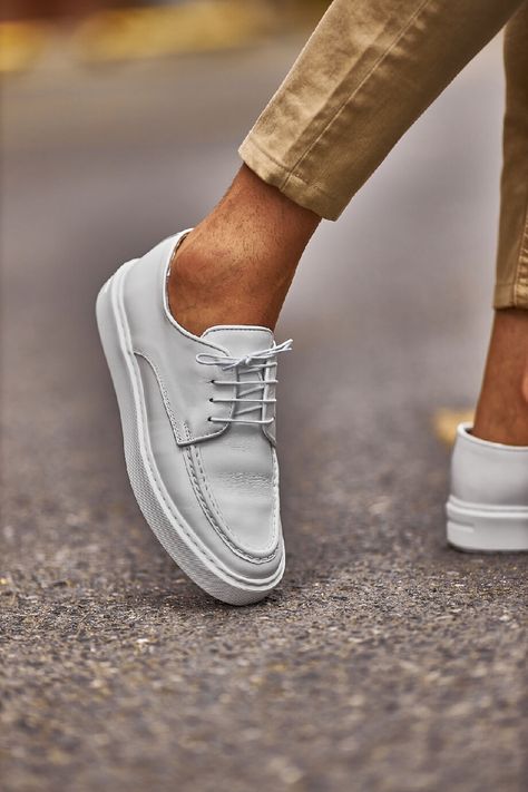 Discover elegance and comfort with our Fusion White Shoes. They combine premium quality, style, and unmatched comfort to elevate your wardrobe with luxury. Regular price at $249 with free shipping 🔍 Fusion White Shoes #clothing #menstyle #menswear #gentleman #fashionista #laceups #MensFootwear White Casual Shoes, 2024 Color, Loafer Sneakers, Eva Sole, Shoes With Jeans, Brown Shoe, Suits Coats, Color Code, White Casual