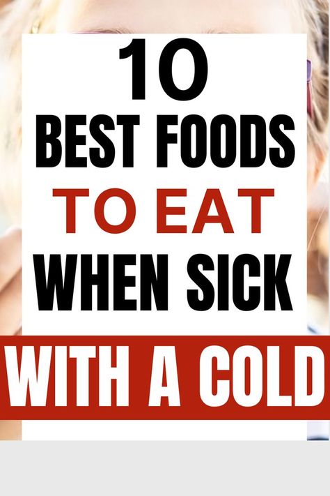 When battling a cold, choosing the right foods can play a crucial role in supporting your immune system, providing essential nutrients, and alleviating symptoms. Here are ten of the best foods to eat when you're sick with a cold. #HEALTH #DIET Foods To Eat When Sick, Eat When Sick, Foods To Eat, Health Diet, Best Foods, Immune System