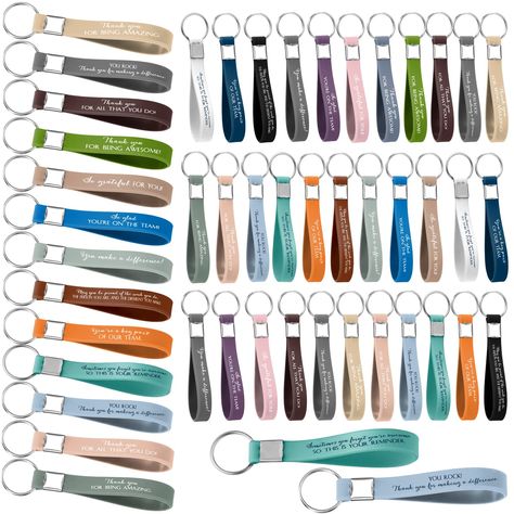 PRICES MAY VARY. Pull On closure 100 Pieces for Replacement: you will receive 100 pieces of inspirational keychains bulk in 20 different designs, 5 pieces for each design; The sufficient quantity and rich styles cover your needs for daily use, replacement and sharing with others Motivational Words: these silicone appreciation gifts are vividly printed with many positive, inspirational and warmhearted words, to bring recipients more positive energy and vitality, and give them more bravery towards Bulk Teacher Appreciation Gifts, Business Teacher, Inspirational Keychains, Traditional Colonial, Colonial Christmas, Employee Appreciation Gifts, Thank You Note Cards, Women Office, Employee Appreciation