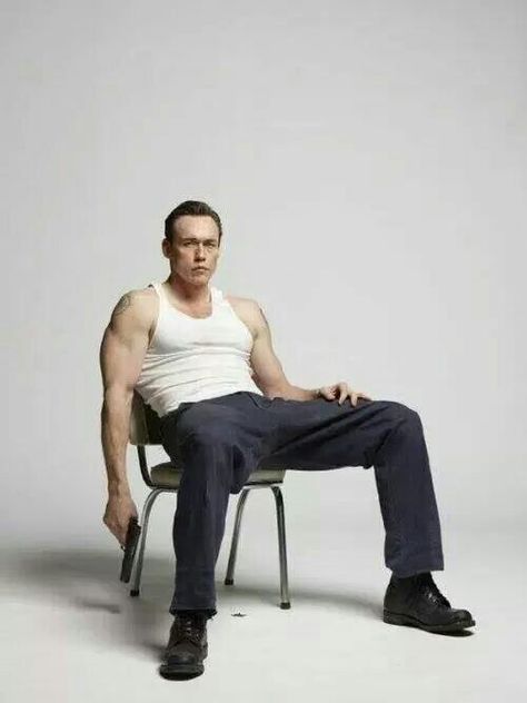 Guy Action Poses, Kevin Durand Actor, Male Gesture Pose Reference, Guy Full Body Reference, Men Dynamic Poses Reference, Male Reclining Pose, Leaning On Elbows Pose, Shooting Reference Pose, Male Poses Standing