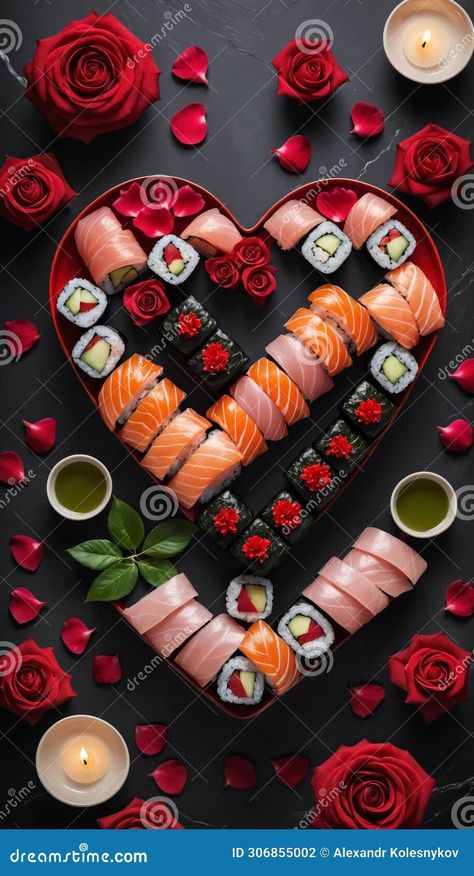 Romantic Sushi and Roses. Generative AI Stock Illustration - Illustration of dinner, relationship: 306855002 Romantic Holiday, Sushi Bar, Editorial Illustration, Stock Illustration, Roses, Valentines, Bar, Valentine's Day