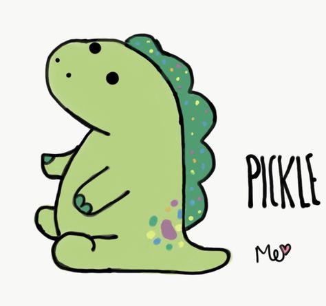 Digital art by me Pickle Moriah Elizabeth, Moriah Elizabeth Characters, Pickle The Dinosaur, Moriah Elizabeth Videos Squishies, Draw So Cute, Moriah Elizabeth, Dinosaur Coloring Pages, Dinosaur Coloring, 2024 Christmas