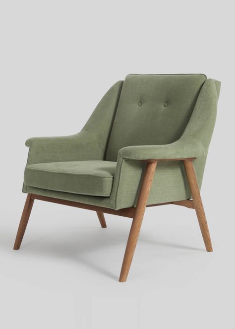 The Aaron Lounge Chair.  designforum  Mid Century Modern Update Retro Armchair, Cheap Chairs, High Back Dining Chairs, Luxury Living Room Design, Eames Chairs, Retro Chair, Small Apartment Decorating, Wood Arm Chair, Art Chair