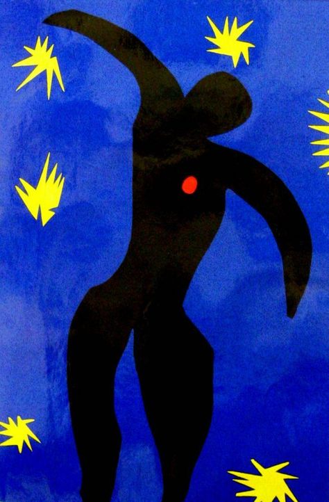 The Fall of Icarus and 14 other Famous Paintings and Artworks by Henri Matisse | Artistic Junkie The Fall Of Icarus, Lukisan Van Gogh, Famous Art Paintings, Famous Artists Paintings, Matisse Paintings, Pablo Picasso Paintings, Sketchbook Journal, Istoria Artei, Paintings Famous