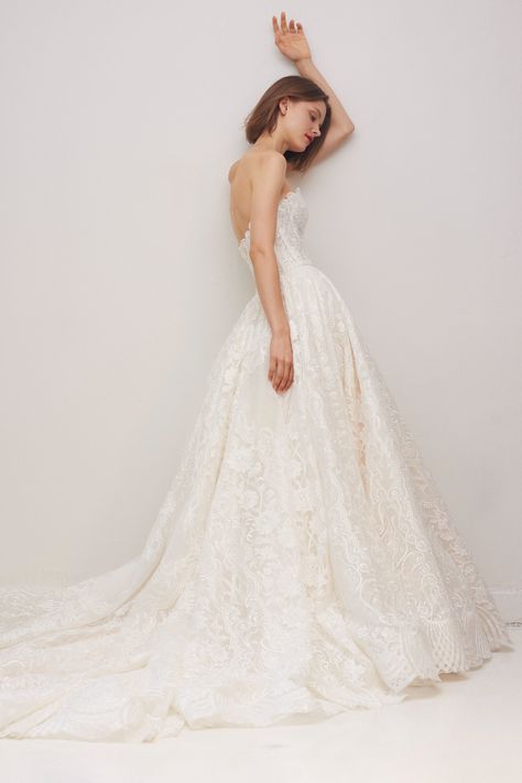 Rivini — Ivory & White Bridal Salon All Lace A Line Wedding Dress, Rita Vinieris Wedding Dress, Rivini Wedding Dress, Regal Wedding Dress, Lace Strapless Wedding Dress, Rivini By Rita Vinieris, Strapless Ball Gown Wedding Dress, A Line Lace Wedding Dress, Rita Vinieris