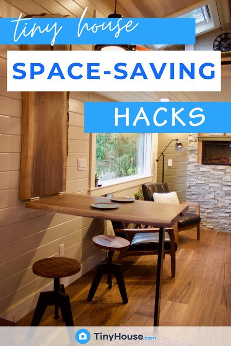 Discover the best space-saving hacks for tiny house living! These tips and tricks will help you maximize every square inch of your small space while keeping things stylish and functional. #TinyHouseHacks #SmallSpaceLiving #SpaceSavingTips #MinimalistLiving #TinyHomeIdeas Diy Tiny Home Storage Ideas, Tiny House Tips And Tricks, Tiny Home Interior Ideas Space Saving, Tiny Space Living, Tiny House Decorating Ideas, Tiny House Organization Hacks, Space Saving Furniture Tiny Houses, Space Saving Ideas For Home, Tiny House Organization