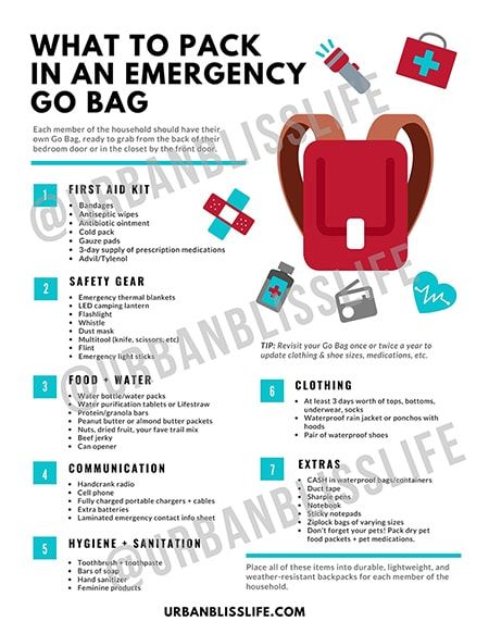 What to Pack in an Emergency Go Bag Emergency Preparedness Binder, 72 Hour Emergency Kit, Emergency Go Bag, Survival Skills Emergency Preparedness, Supraviețuire Camping, Emergency Preparedness Food, Emergency Binder, Emergency Prepardness, Emergency Survival Kit