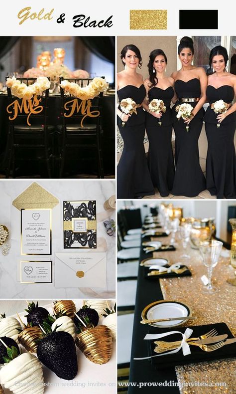 Black White Gold Wedding Theme, Black Gold Wedding Theme, Black And Gold Wedding Theme, Black And Gold Theme, Black And White Wedding Theme, Glitter Mirror, Mirror Paper, New Years Wedding, Black Gold Wedding