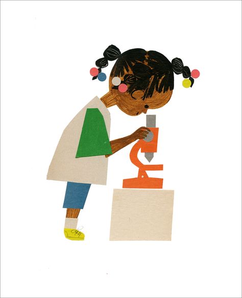 You Matter: Microscope, Christian Robinson Christian Robinson, Afrocentric Art, Music Events, Gathering Place, You Matter, Seven Days, Childrens Illustrations, Children's Book Illustration, Children Illustration