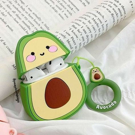 Cute Ipod Cases, Cute Headphones, Earbuds Case, Cute Avocado, Ear Buds, Ipod Cases, Air Pods, Airpods Case, Apple Airpods