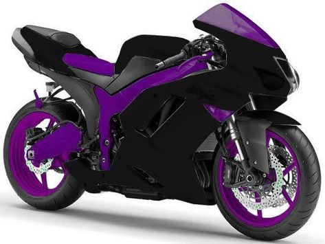 PURPLE KAWASAKI NINJA Ruff Riders, Black Bikers, Moto Ninja, Purple Cars, Purple Motorcycle, Xe Ducati, Image Moto, Мотоциклы Cafe Racers, Rocket Power