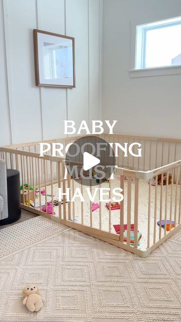 Anna Keizer on Instagram: "Everything can be found on my Amazon store front! 💗 or comment “link” and I’ll direct message you the link to all baby proofing items! All the baby proofing things all in one video 👏🏻 is there anything I missed that you do? The other thing we’ve started having to do is remove practically all plants and decor 😂 because these babies are wanting to get into EVERYTHING. #twinmom #momlife #momfind #momtip #momtipsandtricks #twinstagram #twinmomlife" Baby Proofing Christmas Tree, Kid Proof Living Room, Baby Proof Living Room, Baby Proofing Living Room, Baby Proofing Ideas, Baby Proofing Hacks, Munchkin Land, Baby Proof, Babies Room