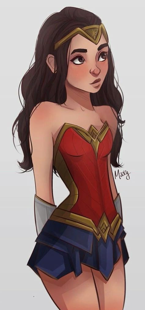 Womens Illustration, Wonder Woman Drawing, Bd Art, Wonder Woman Art, Karten Design, Wonder Women, Drawing Drawing, Comics Girls, Marvel Girls