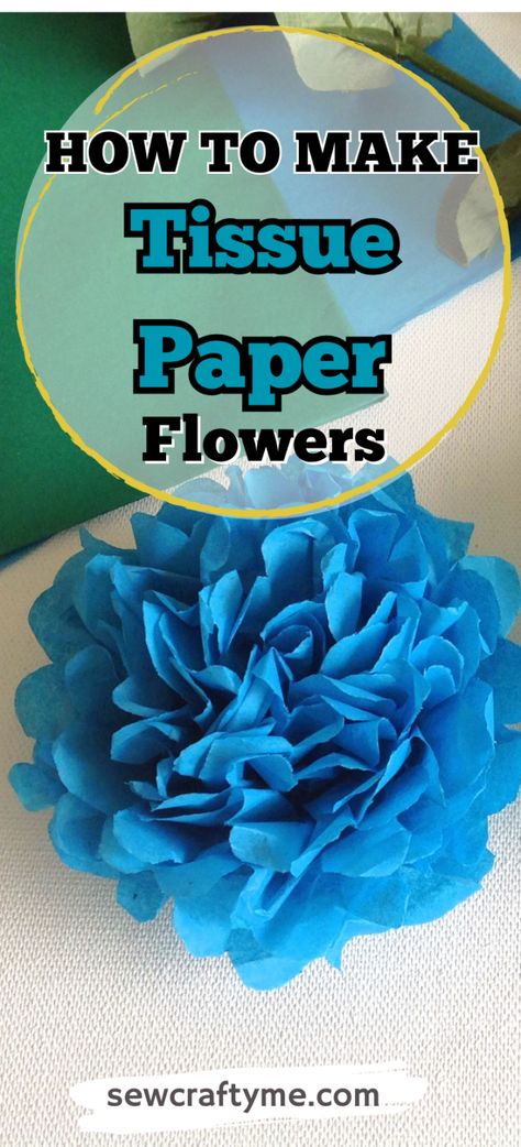 Turn everyday tissue paper into stunning blooms! This FREE tutorial guides you through creating beautiful and colorful tissue paper flowers. Perfect for kids and adults, this easy and fun craft project adds a budget-friendly touch to your home décor, parties, or gift wrapping! Homemade Tissue Paper Flowers, Carnation Tissue Paper Flowers, Paper Flowers With Crepe Paper, White Tissue Paper Flowers, Tissue Paper Carnations, Simple Tissue Paper Flowers, How To Make A Flower Out Of Tissue Paper, How To Make Tissue Paper Flowers Easy, Tissue Paper Party Decorations