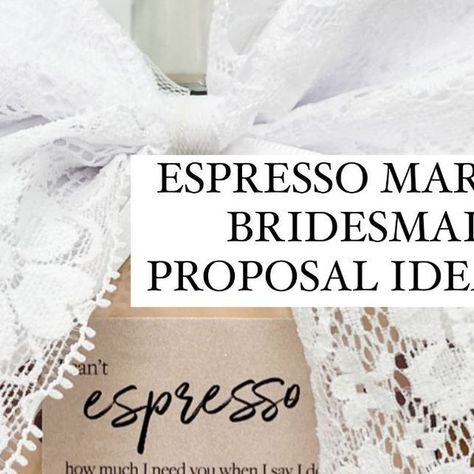 Shelby | Gift-in-a-Box Guide on Instagram: "[Idea #2] A unique and inexpensive bridesmaid proposal gift for espresso martini lovers 🤎🍸☕️ this espresso martini kit makes the cutest way to propose to your bridal party without spending an arm and a leg #espressomartini #2024bride #2024brides #engaged #justengaged #bridesmaidproposalbox #bridesmaidproposal #bridalpartygifts #maidofhonorproposal #uniquegiftideas #espressomartinis" Espresso Martini Bridesmaid Proposal, Bridesmaid Proposal Coffee, Cute Ways To Propose, Ways To Propose, Asking Bridesmaids, Just Engaged, Bridesmaid Proposal Box, Bridesmaid Proposal Gifts, Espresso Martini