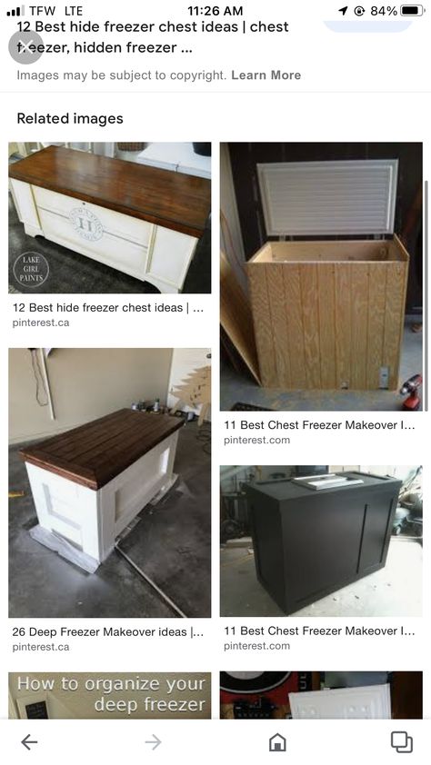 Chest Freezer Cabinet, Freezer Disguise, Deep Freezer Makeover, Hidden Deep Freezer In Kitchen, Chest Freezer Disguise, Hiding A Deep Freezer, Deep Freezer Cover, How To Hide Deep Freezer, Hiding Deep Freezer