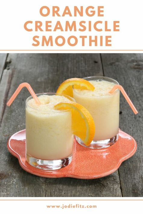 Orange Creamsicle Smoothie Recipe Orange Creamsicle Smoothie Recipe, Orange Creamsicle Smoothie, Smoothie Combos, Strawberry Smoothie Bowl, Creamsicle Smoothie, Orange Sorbet, Dairy Free Alternatives, Yogurt Flavors, Orange Creamsicle