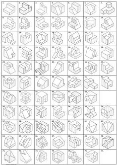 Digital Art Tutorial Ibispaint, Isometric Sketch, Isometric Drawing Exercises, Orthographic Projection, Orthographic Drawing, Isometric Cube, Illustrations Fashion, Isometric Map, David Downton