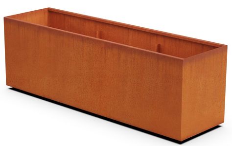 PRICES MAY VARY. SIZE: 72" Length x 20" Width x 24" Height MODERN DESIGN: Corten steel planter creates a natural modern rustic look to indoor and outdoor spaces, commercial and residential landscapes. PLANTER FEATURES: Each Planter has 1-inch riser feet, and Optional 1-inch drainage holes. Ships Fully Assembled. RUSTIC FINISH: Planter ships as raw grey non-weathered corten steel. Raised garden planters will rust patina finish when exposed to weather or treated. MADE IN USA: Heavy Duty 11 Gauge ( Stucco Planter Boxes, Raised Garden Planters, Corten Steel Planters, Rust Patina, Custom Planters, Steel Planters, Steel Flowers, Bamboo Plants, Patina Finish