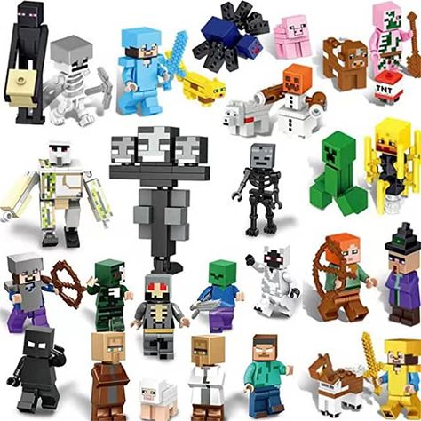 Army Building, Minecraft Toys, Minecraft Blocks, Kids Fans, Lego Minecraft, Construction Toy, Lego Minifigure, Puzzle Set, Building Blocks Toys